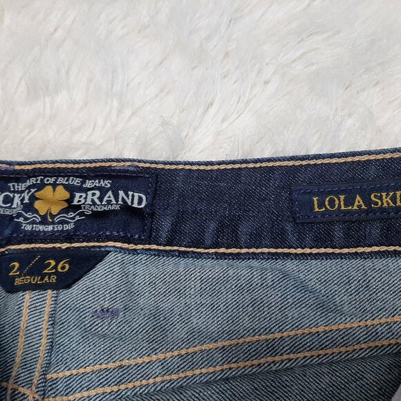 Lucky Brand Woman's Blue Lola Skinny Jeans Size 2/26 - Picture 8 of 10